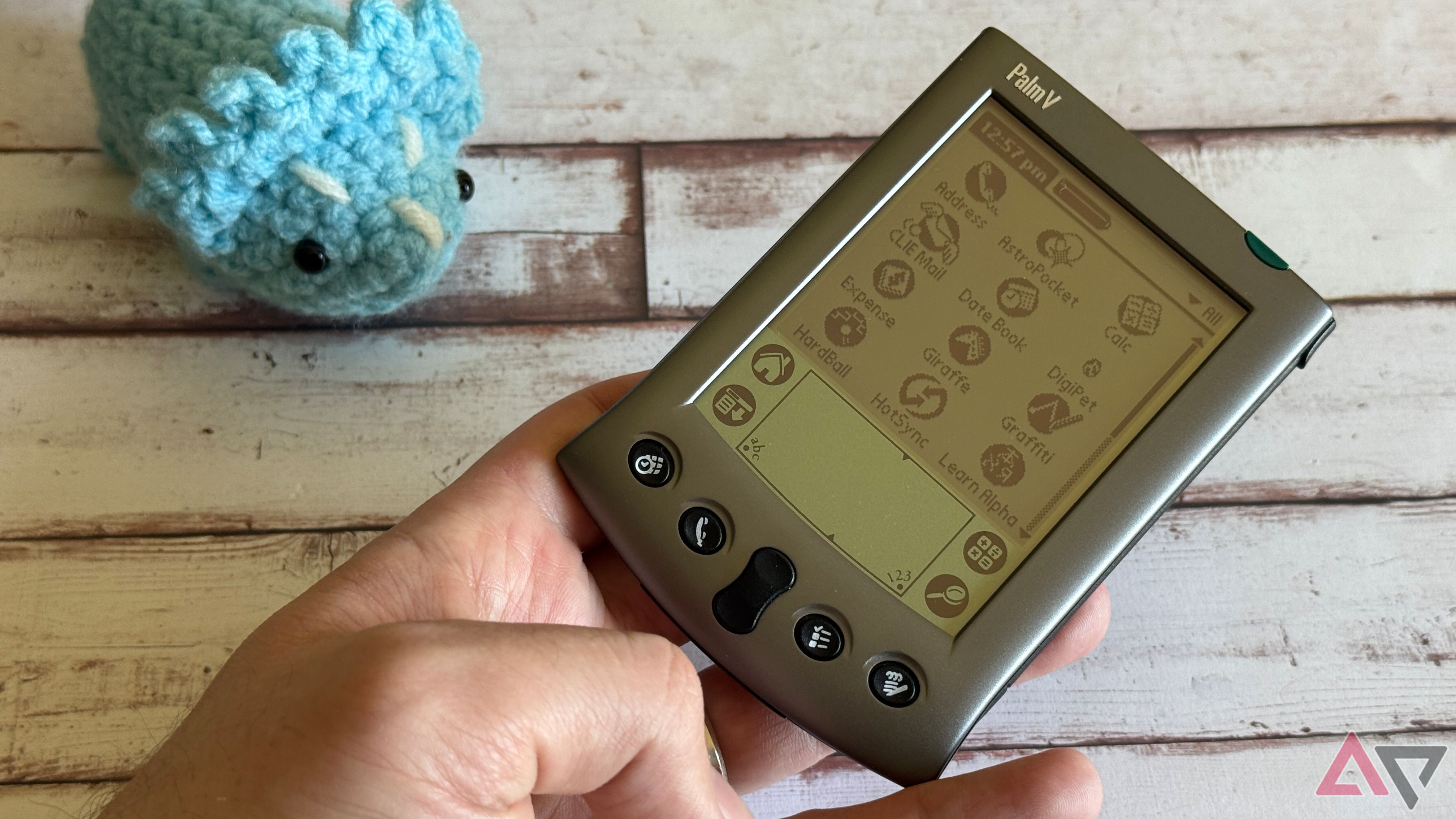 Основний екран Palm v PDA