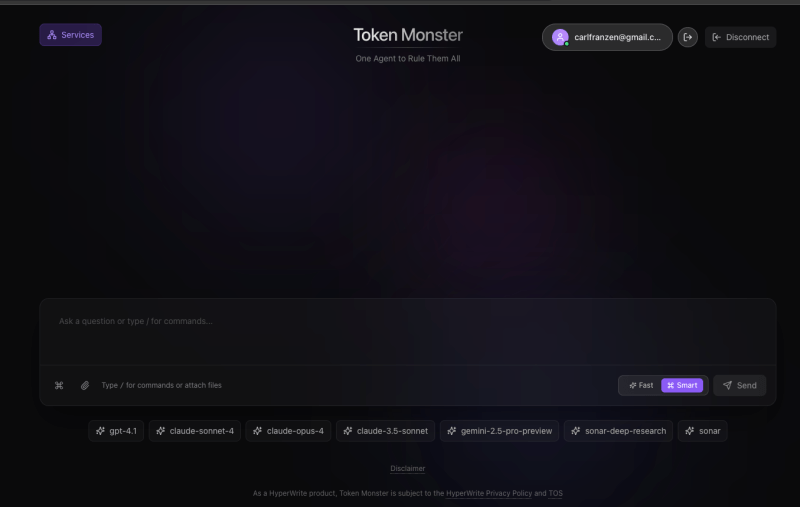 yakyj llm vy povynni vykorystovuvaty token monster avtomatychno poyednuye dlya Який LLM ви повинні використовувати? Token Monster автоматично поєднує для вас декілька моделей та інструментів