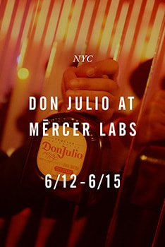 Tequila Don Julio проводить захоплюючий бренд та дегустацію в Mercer Labs 