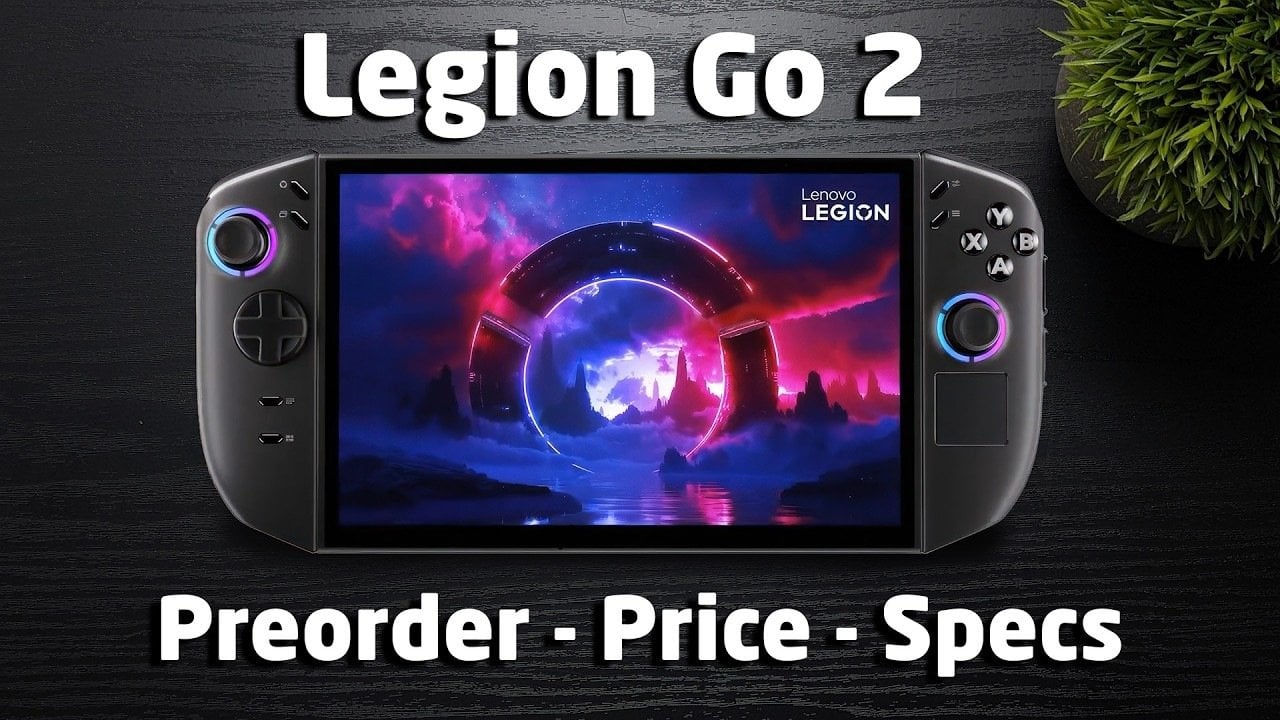 Lenovo Legion Go 2: Попередні замовлення, особливості, характеристики та ціни