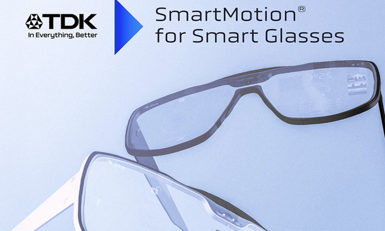 TDK додає SmartMotion для розумних окулярів до своїх спеціальних рішень для зондування для окулярів AI та доповненої реальності