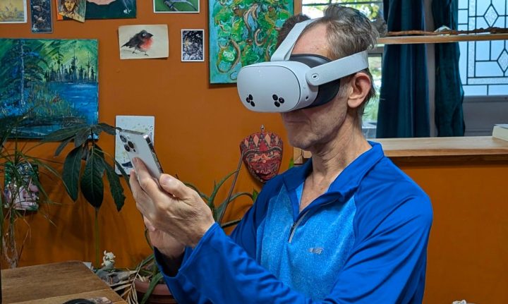 Meta дав камери Quest 3S, які досить хороші, щоб перевірити мій телефон, не знімаючи гарнітуру.
