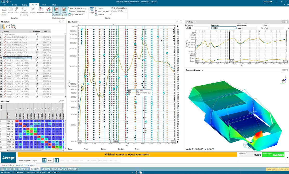 Siemens додає AI до simcenter testlab, винаходаючи модальне тестування та аналіз