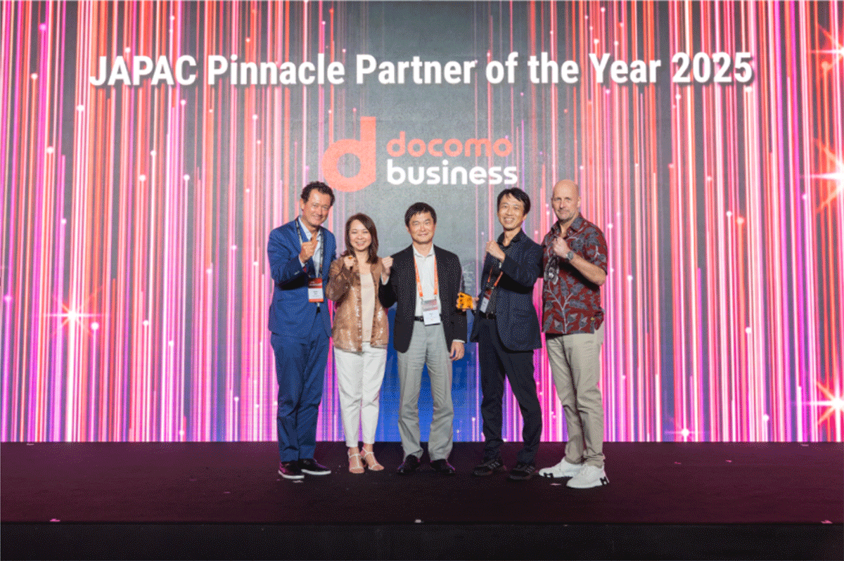 pres relizy 6 lystopada 2025 r ntt docomo business otrymuye dvi Прес-релізи 6 листопада 2025 р.: NTT DOCOMO BUSINESS отримує дві нагороди на 2025 Asia Pacific and Japan Partner Awards від Palo Alto Networks, у тому числі найвищу нагороду «Pinnacle Partner of the Year».