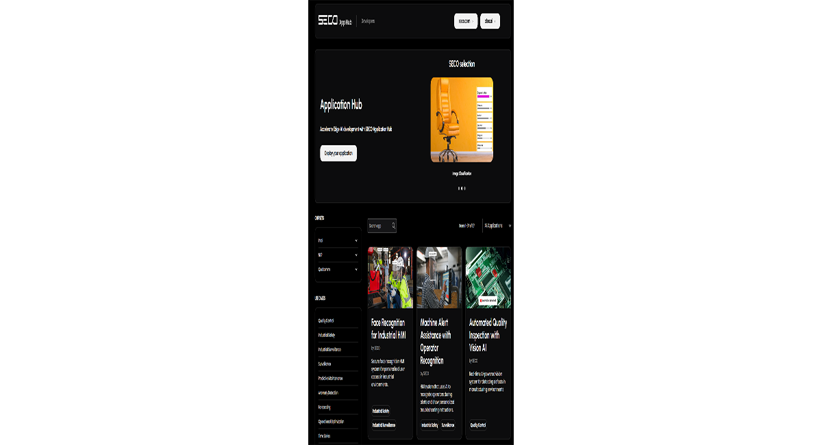SECO розширює портфоліо Edge AI шістьма новими промисловими програмами